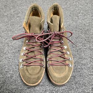 Free People Durango Women's Moss Green Suede Leather Lace Up Hiking Boots 8